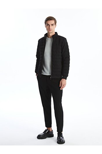 LC Waikiki Slim Fit Stand Collar Men's Coat