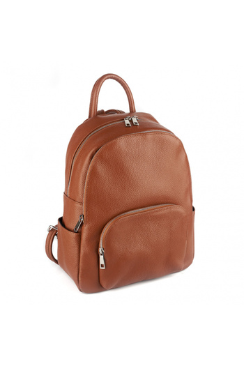 AZZURA Rucsac Kallya, 100% Leather Cognac 8162
