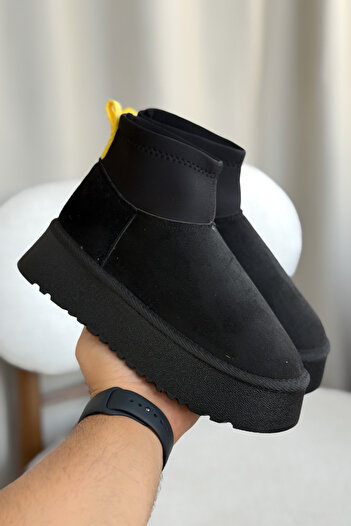 GOFFSHOES Γυναικείες μπότες Royal Stretch - Μαύρο σουέτ