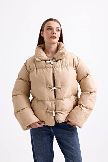 KOCCI New Season Oversize Buttoned Women's Winter Puffer Jacket Coat