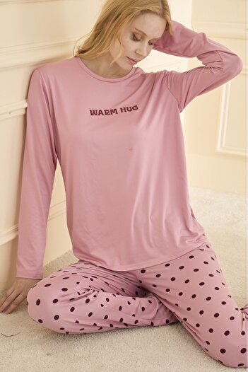 Mihra Women's Pajama Set Long Sleeve Seasonal