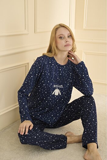 Mihra Women's Pajama Set Long Sleeve Seasonal