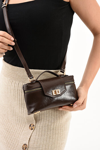 Çanta Trend Isabella Model Bitter Brown Women's Hand and Shoulder Bag