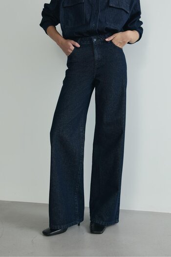 Suud Collection Blue 88 Wide Leg Jeans