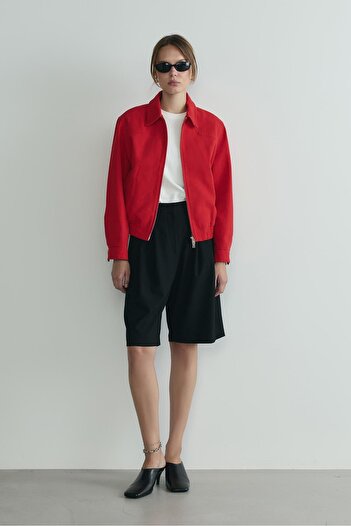 Suud Collection Black Bren Bermuda Shorts