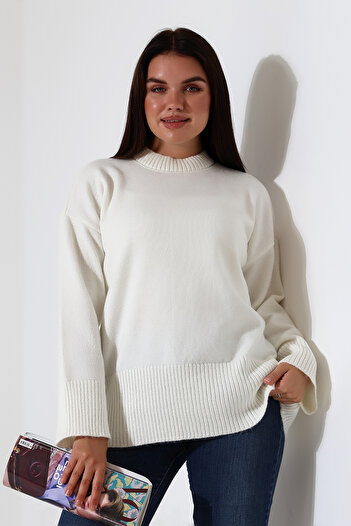 ensade Casual Soft Textured Women's Knitwear Sweater