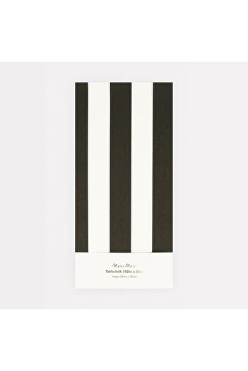 STOREMAX Tablecloth - Black Striped Tablecloth 1088605