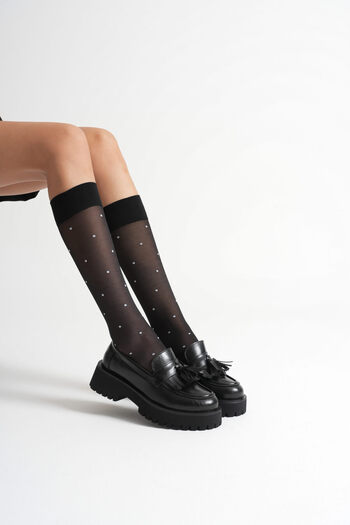 Zerenyus Melora Premium дамски черни мокасини