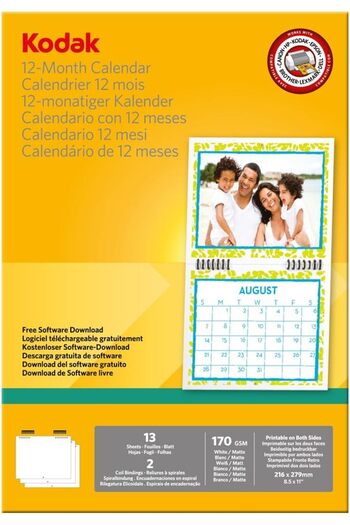 STOREMAX Photo Calendar (13 Sheets of Photo Paper) Hardcover Calendar 1088605