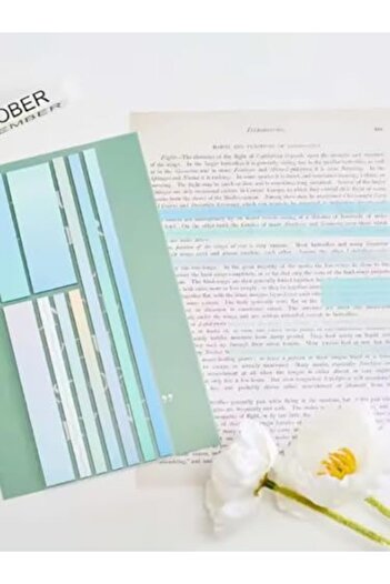 STOREMAX Transparent Colored Adhesive Note Paper Strip (Strip 1)