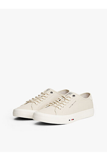 Tommy Hilfiger Erkek Bej Sneaker