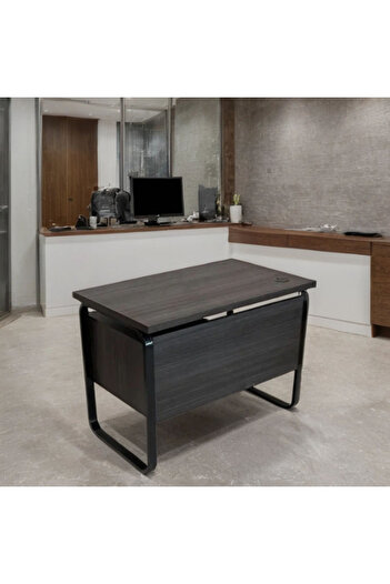 Tasamem Dafia Classic melamine iron leg desk, size 100 cm