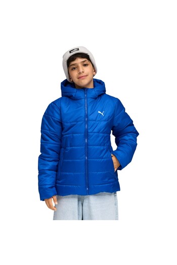 Puma Children's Navy Blue Ess Hooded Padded Jacket Coat 685226-13