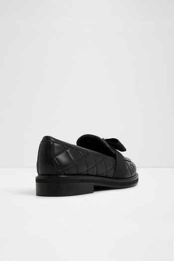 Aldo Bissamo - Women's Black Block Heel Slip-On Loafer