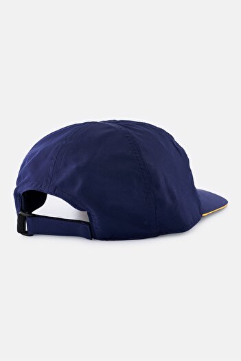 Asics Men Brand Logo Velcro Outdoor Cap, Navy