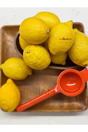 Mena Rise Ttkshop Home Colorful Cast Iron Lemon Squeezer Lemon Press Large Size, Colorful Metal Lemon Squeezer