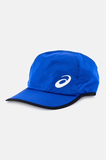 Asics Men Embroidered Logo Velcro Outdoor Cap, Blue