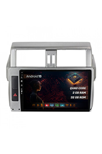 HUB64 Navigation Toyota Land Cruiser/Prado J150 (2014-2016), 2GB RAM, Android 13, GPS, Wi-Fi