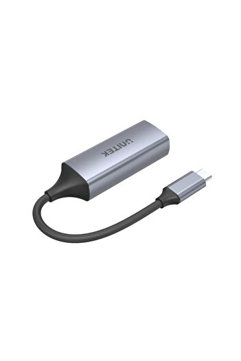 Unitek محول USB-C إلى جيجابت إيثرنت - 5 جيجابت في الثانية، توصيل وتشغيل، رمادي فضائي | U1312A