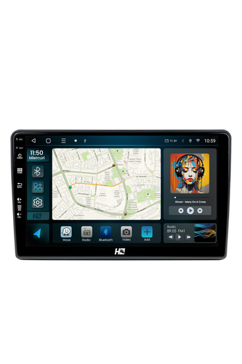 HUB64 Navigation Peugeot 308 (2012-2017), 2GB RAM, Android 13, GPS, Wi-Fi, Carplay, Android Auto