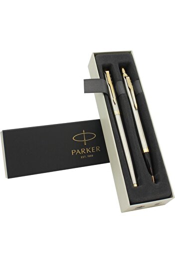 Parker IM Duo GT Brushed Gift Set