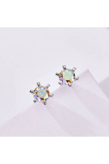 Choice 1CTX2PCS ABCOLOR 100% Dcolor VVS GRA Moissanite Stub Earrings For Women Lab Grown Diamond Party Ear