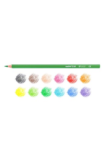 CARIOCA Colored Pencils Tita 12 Pcs, Multi-Colour, 17.5cm Non-Toxic Wooden Pencils