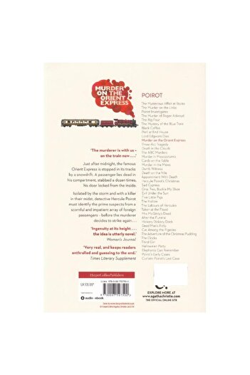Harper Collins Murder on The Orient Express (Poirot)