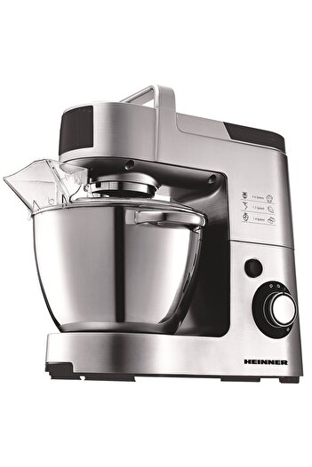 Heinner Master Collection HPM-1500XMC Planetary Mixer, 1500 W, 5.5 l Bowl, 6 Speeds, Silver/Black
