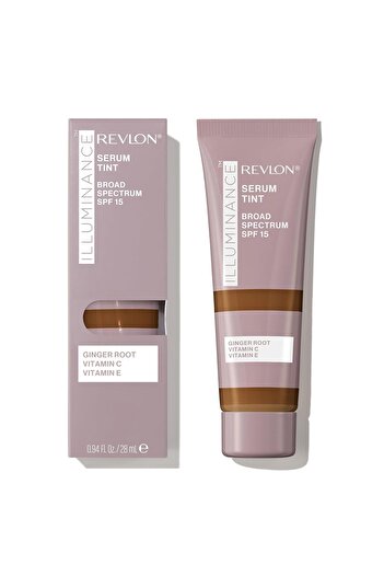 Revlon Illuminance Tinted Serum, Triple Hyaluronic Acid, SPF 15, 517 Amber, 0.94 fl oz