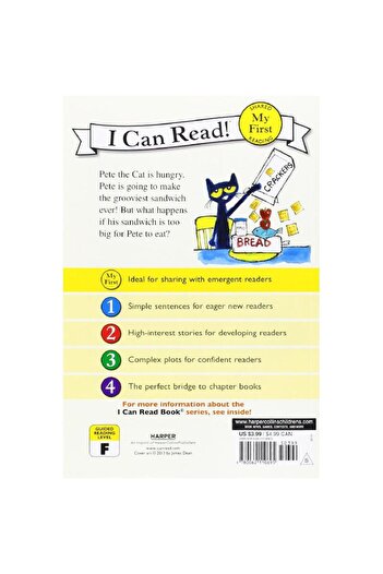 Harper Collins I Can Read! Pete The Cat