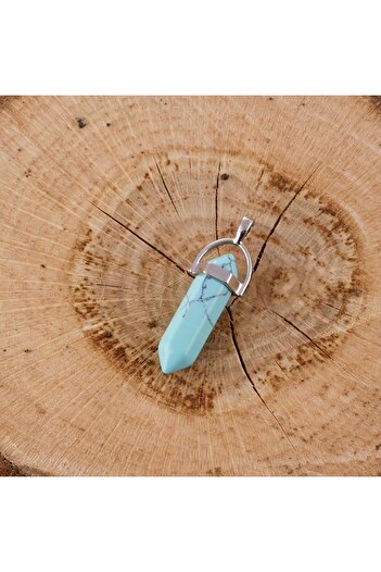 ZERO LAND Hn-Shop Turquoise Point Pendant-Turquoise