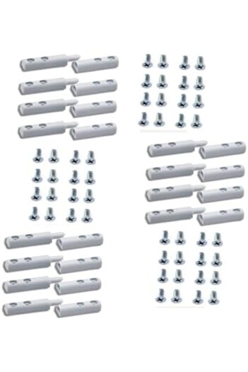 STOREMAX Hinge, White 12 Pieces (with 24 Smart Mounting Screws) 1088605