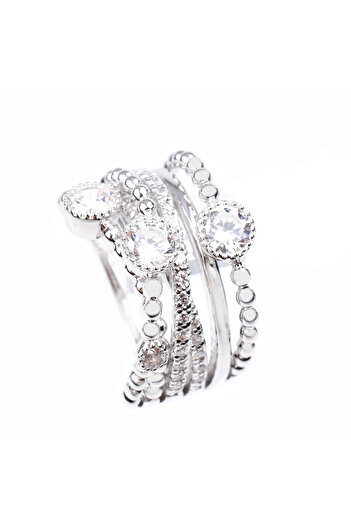 Diamonfire Inel din argint, de dama, cu piatra de zirconiu, 611780