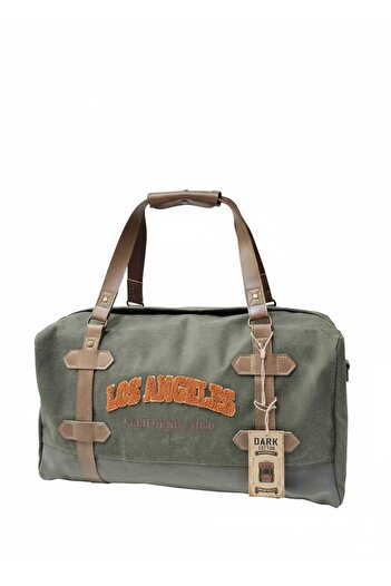 DARK COTTON MG BAG S TRAVEL S LOS ANGELES SEYAHAT ÇANTASI