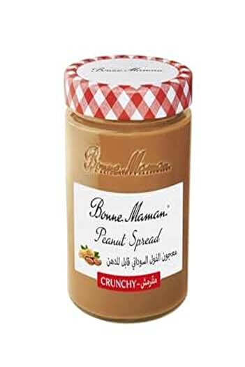 Bonne Maman Peanut Butter Spread Crunchy 325g x 4 Pcs