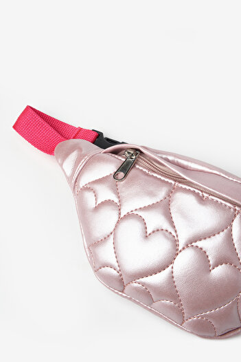 Le Mabelle Powder Heart Patterned Girl's Waist Bag