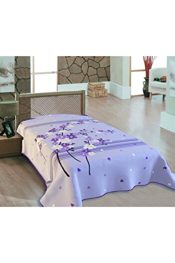 Sarar Single Blanket - with Bag - 1.8 kg - Lila