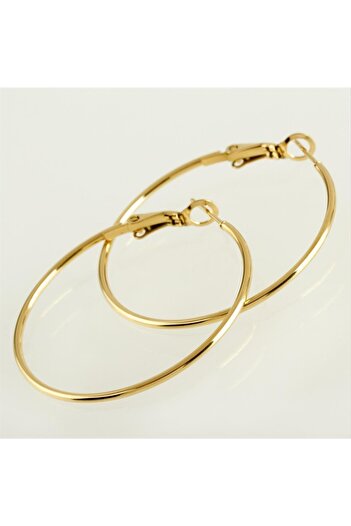 makay Pipe Ring Steel Earrings 3 cm