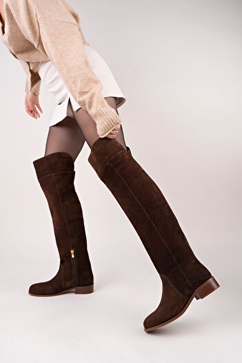 NOSEY SHOES ICONA MODEL ΓΝΗΣΙΟ ΔΕΡΜΑ ΜΑΚΡΙΑ ΜΠΟΤΑΚΙΑ ΜΕ ΣΠΟΥΡΓΕΣ ΠΛΑΙΣΙΑ ΜΕ ΦΕΡΜΟΥΑΡ ΚΑΘΗΜΕΡΙΝΑ ΓΥΝΑΙΚΕΙΑ ΜΠΟΤΑΚΙΑ