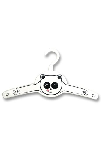 Gondol Pink Sunday Kids Baby Clothes Hanger with Panda Pattern 12 Pieces