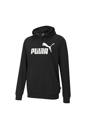 Puma Ανδρικό μαύρο ιδρώτα - Ess Big Logo - 586688 -01