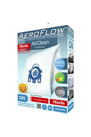AeroFlow Τσάντα σκόνης Classic C1 Powerline 4 τεμάχια + φίλτρο