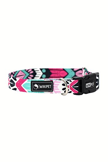 Wikipet Aztec Light Dog Collar Set Medium