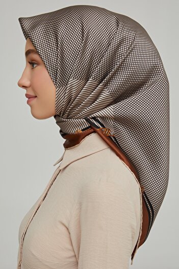 Armine Μεταξωτό Φουλάρι ARMINE 8616D - Twill Nostalgia