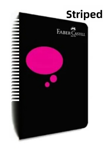 Faber Castell A4 Size 80 Sheets Lined Pp Cover Ring Binder Notebook
