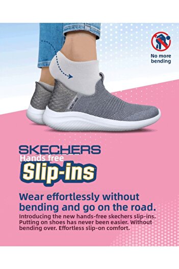 SKECHERS Go Walk Flex 124963Tk Slip-Ins Casual Women's Sports Shoes Black
