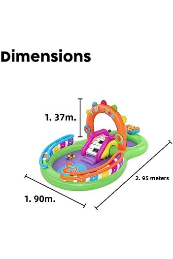 STOREMAX Sing'N Splash Inflatable Children's Water Play Center 1088605