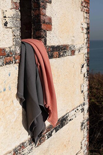 JOJOMIA Anika Hand Towel Anthracite 30X50