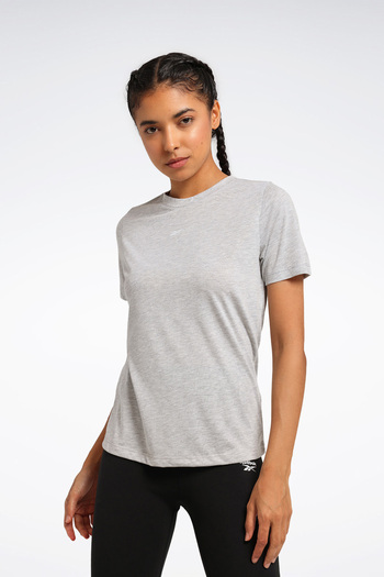 Reebok ID TRAIN SUPREMIUM TEE Gri Kadın Kısa Kol T-Shirt